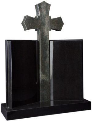 wg144 book style memorial with 42" cross
