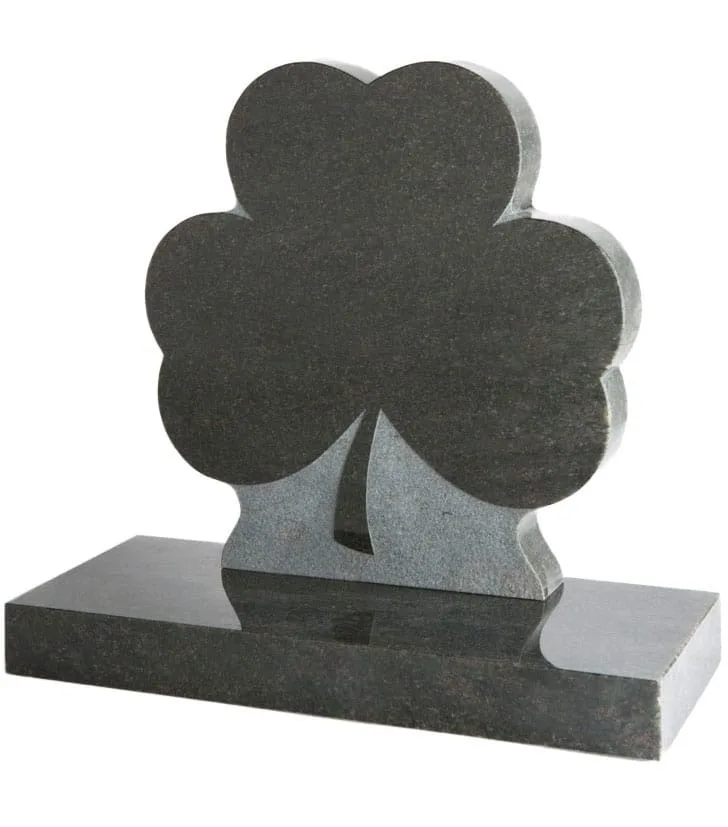 wg200 individual monument shamrock headstone