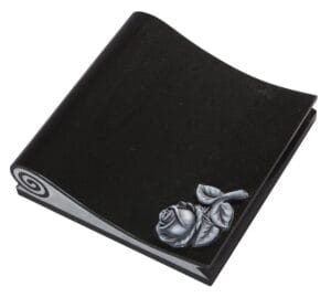 wg263 cremation memorial with carved rose