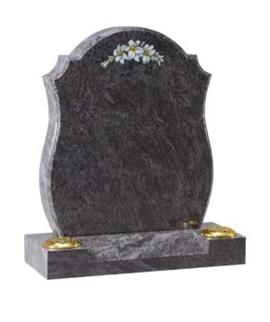 wg8 cemetery memorial with painted lilies