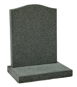 ogee top headstone – karin grey granite